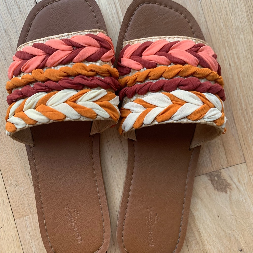 Universal thread woven braided boho sandals
